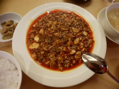 陳麻婆豆腐ランチ