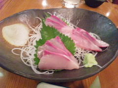 鰤の刺身