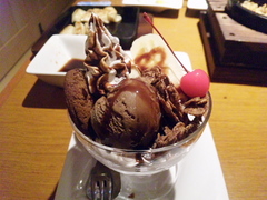 チョコレートパフェ